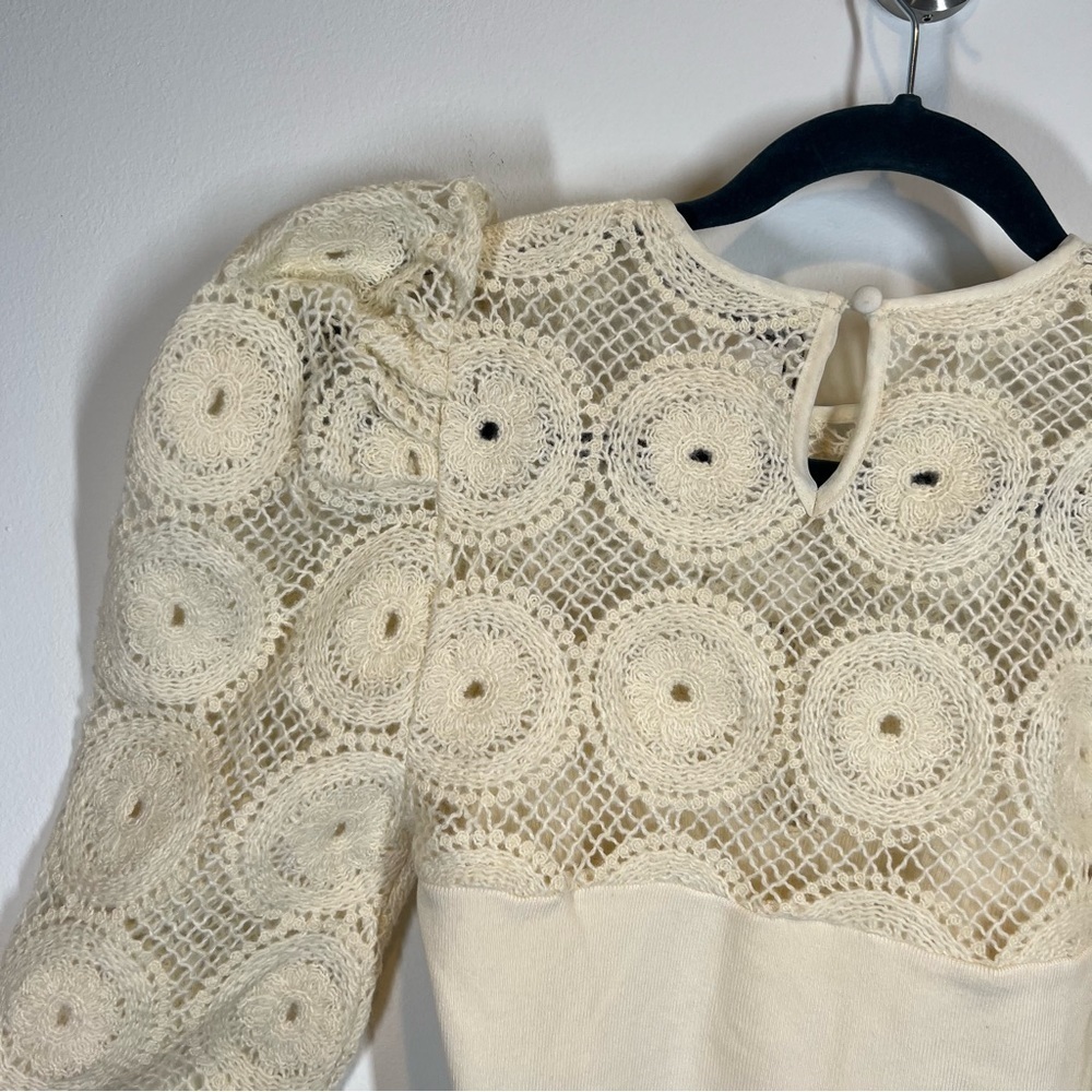 NWOT Zara Crochet Corset Top - Picture 7 of 7
